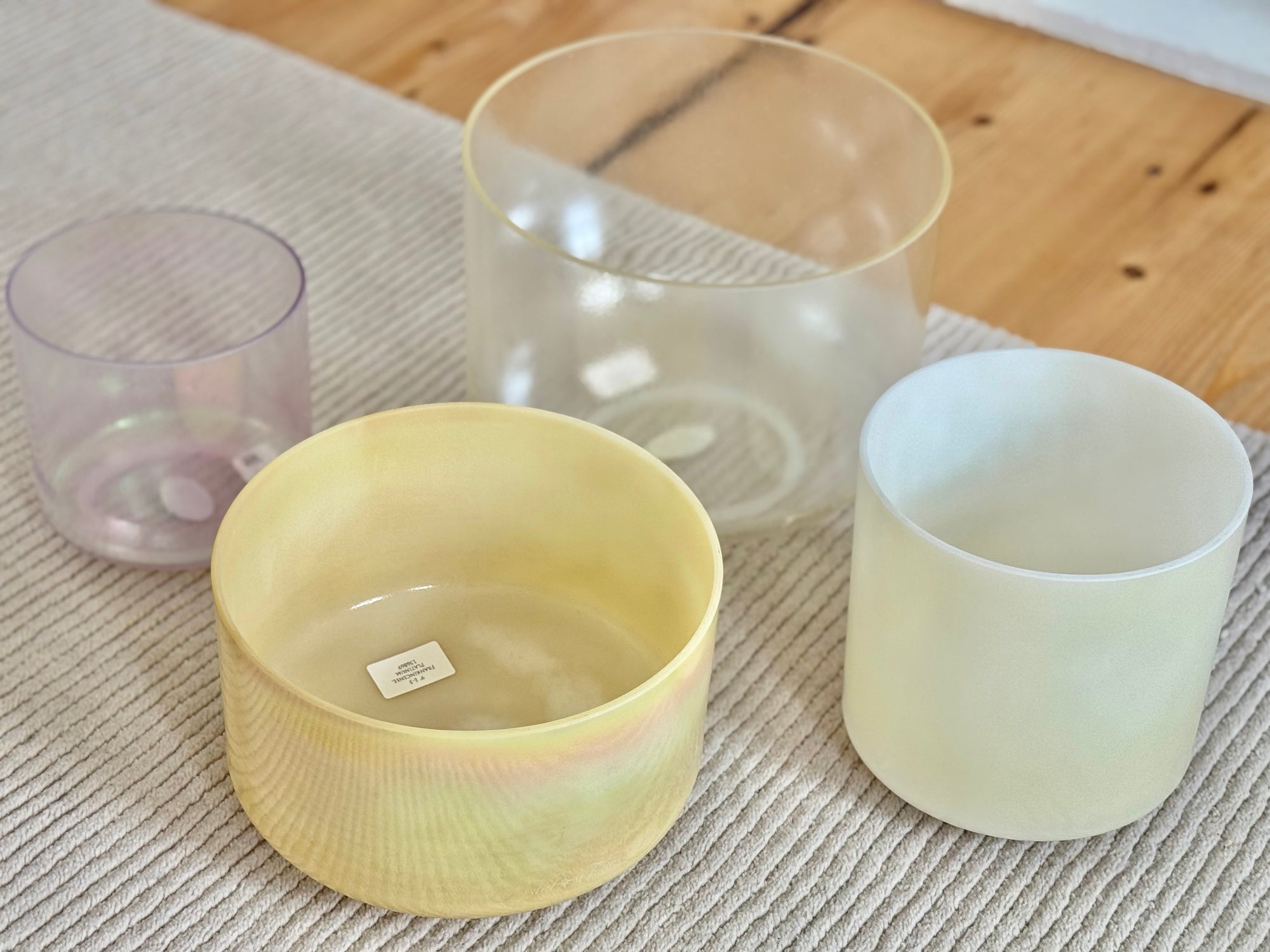 Light Qi Crystal Singing Bowl Set