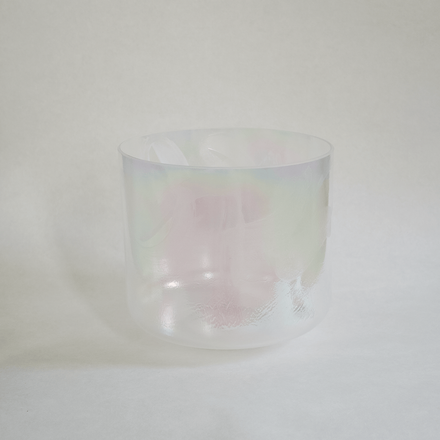 transparent alchemy crystal singing bowl