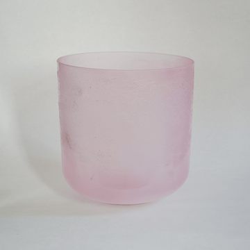 pink alchemy crystal singing bowl