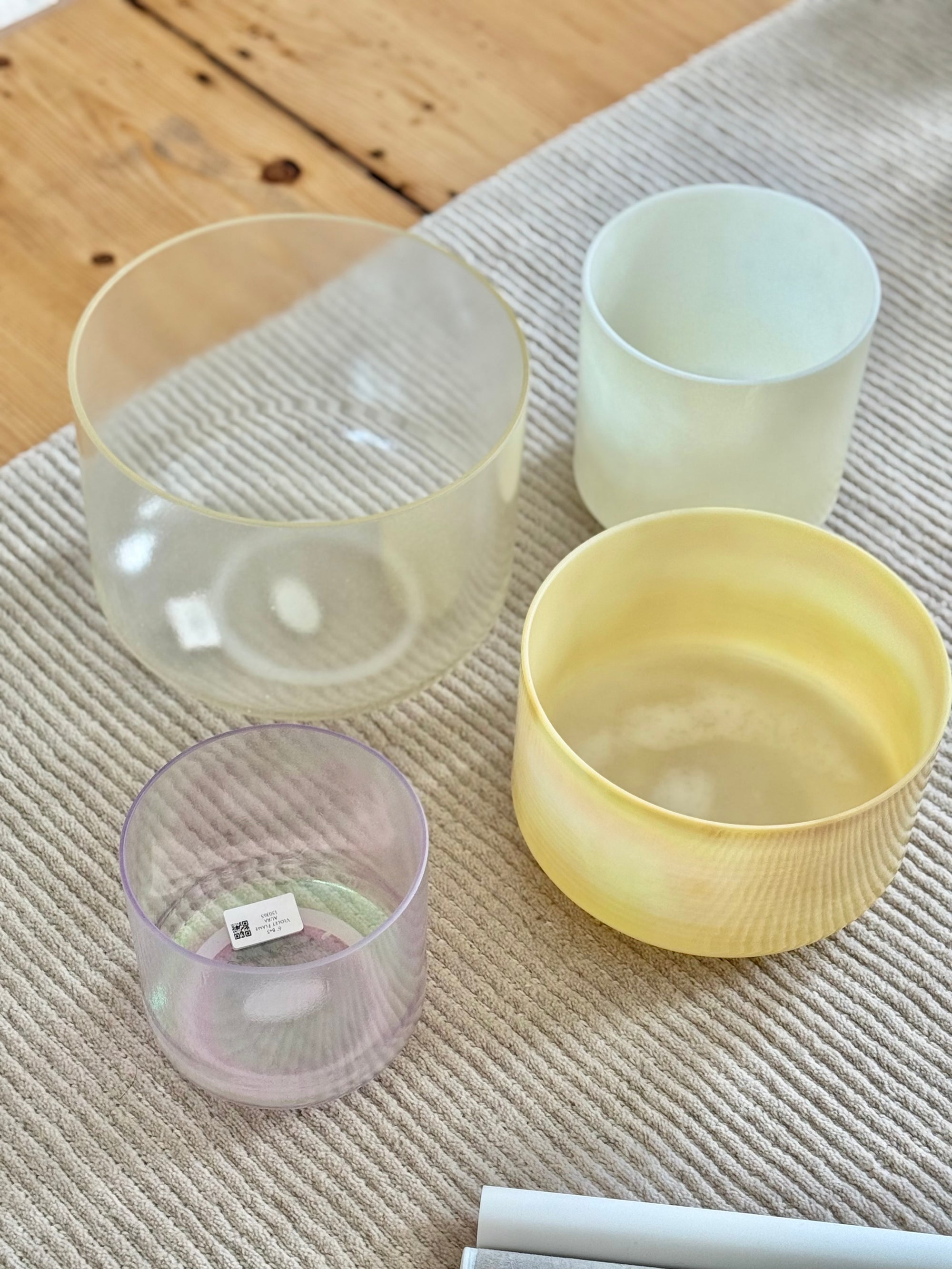 Light Qi Crystal Singing Bowl Set