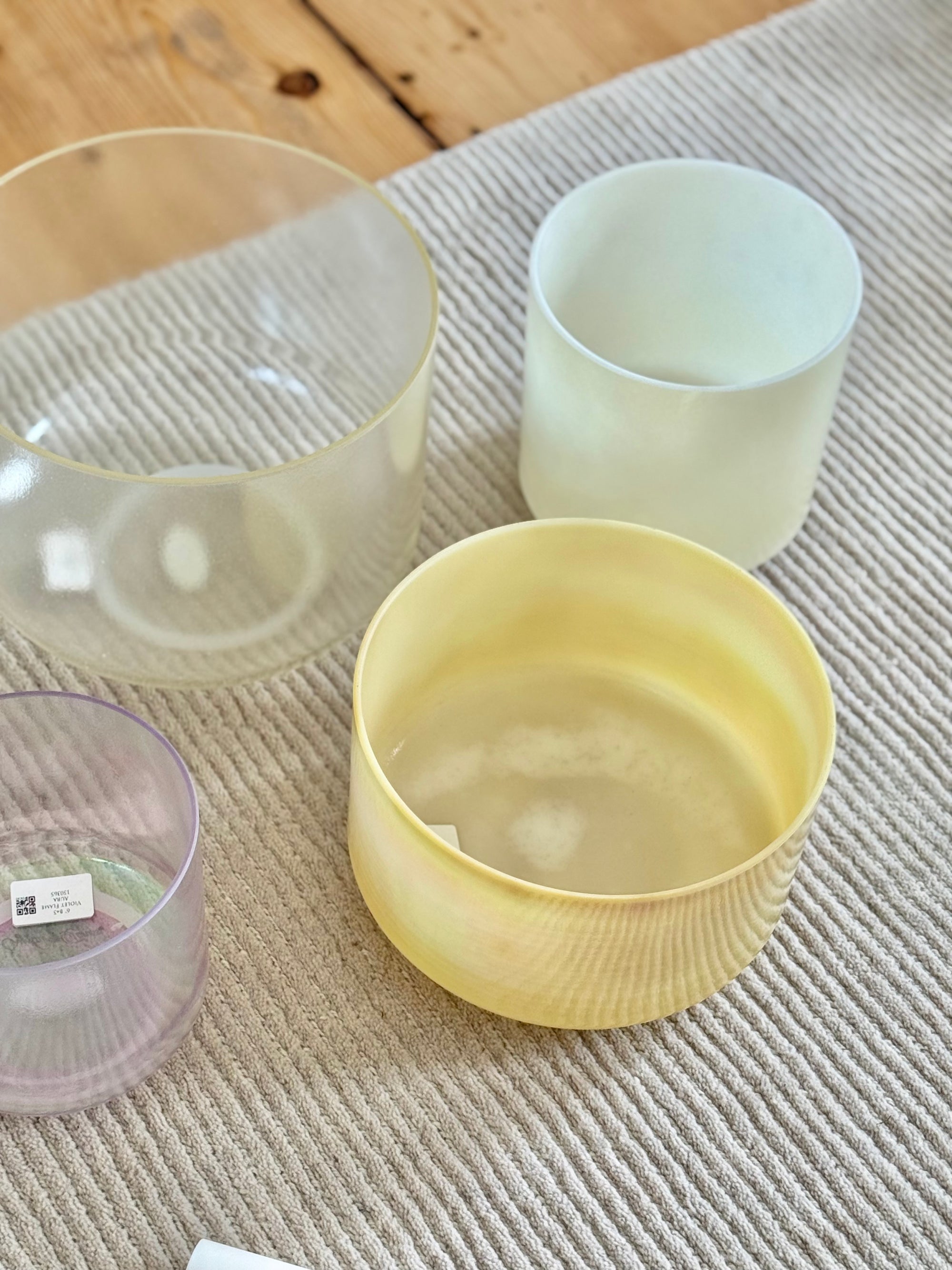 Light Qi Crystal Singing Bowl Set