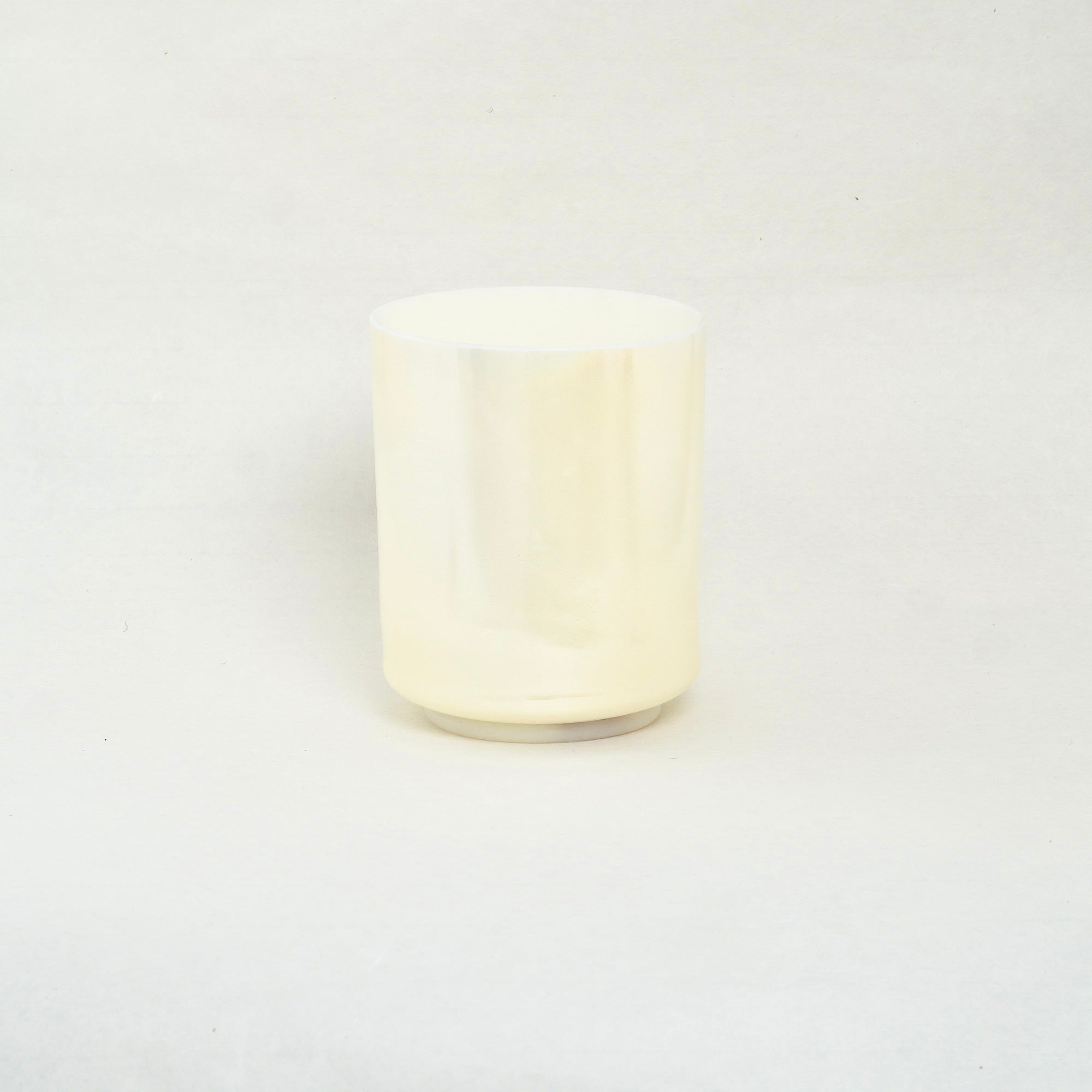 6" F+20 Lemon Angel Gold, Frosted Rim Inside, Alchemy Crystal Singing Bowl