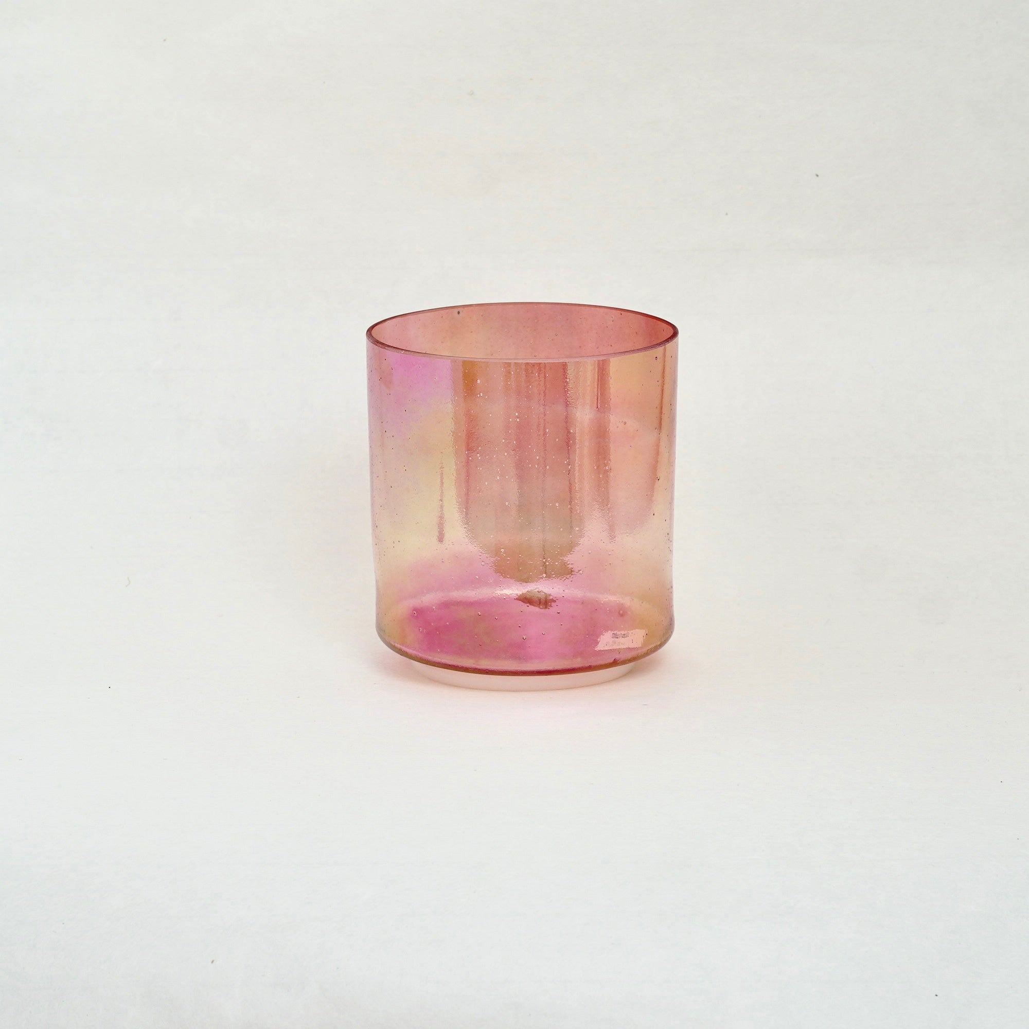 6" G+40 Rose Quartz, Platinum, Alchemy Crystal Singing Bowl