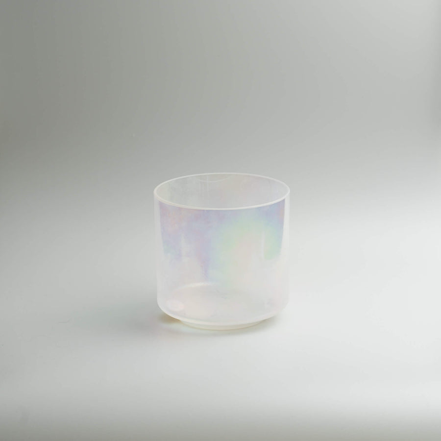 transparent crystal bowl