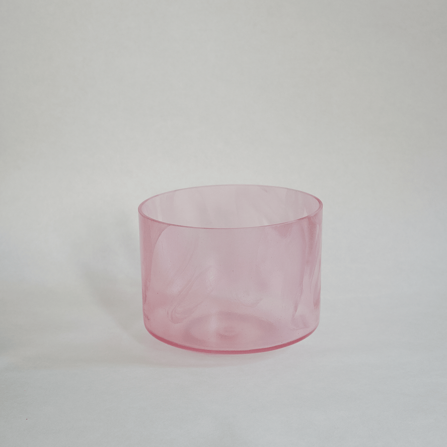 pink Azeztulite Pink Aura Gold Crystal Singing Bowl