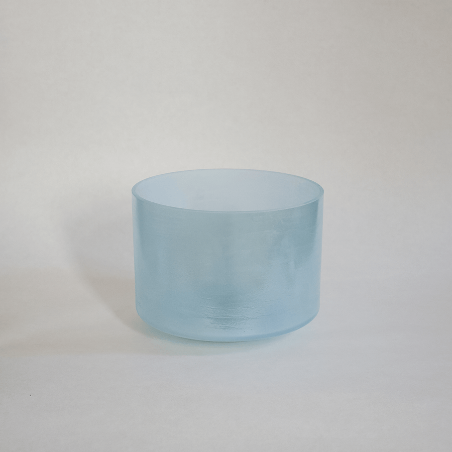 blue Dead Sea Salt Aqua Aura Gold Bowl