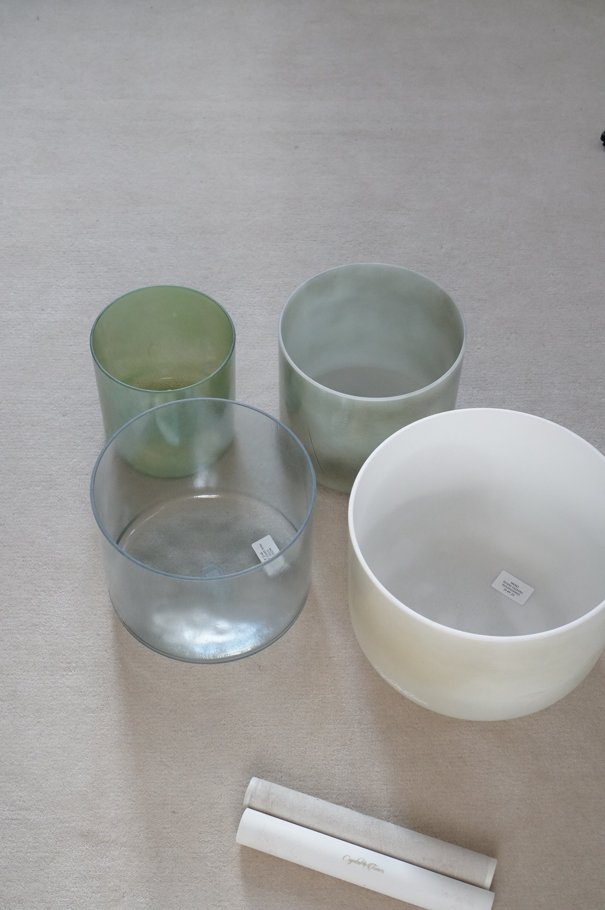 Path of Love Crystal Singing Bowl Set