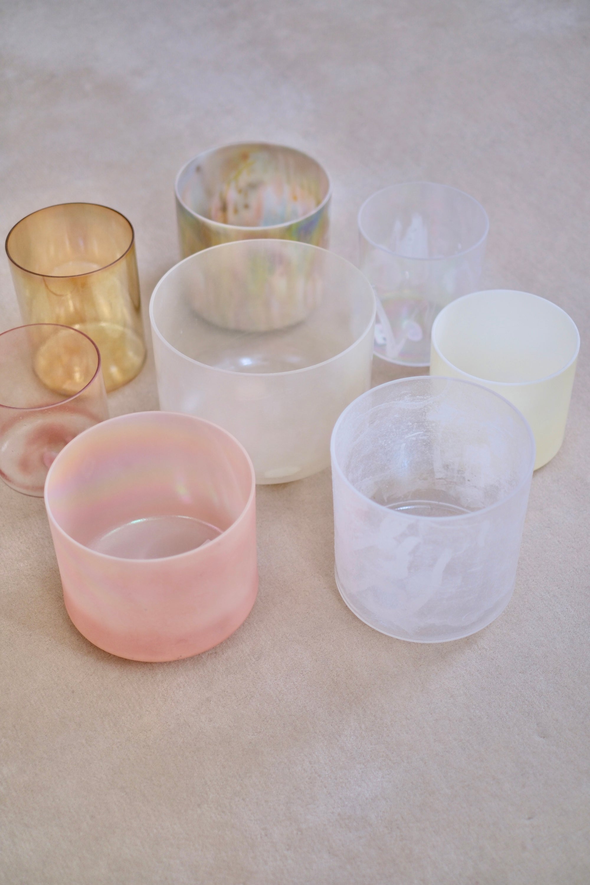 The Light Body Crystal Singing Bowl Set