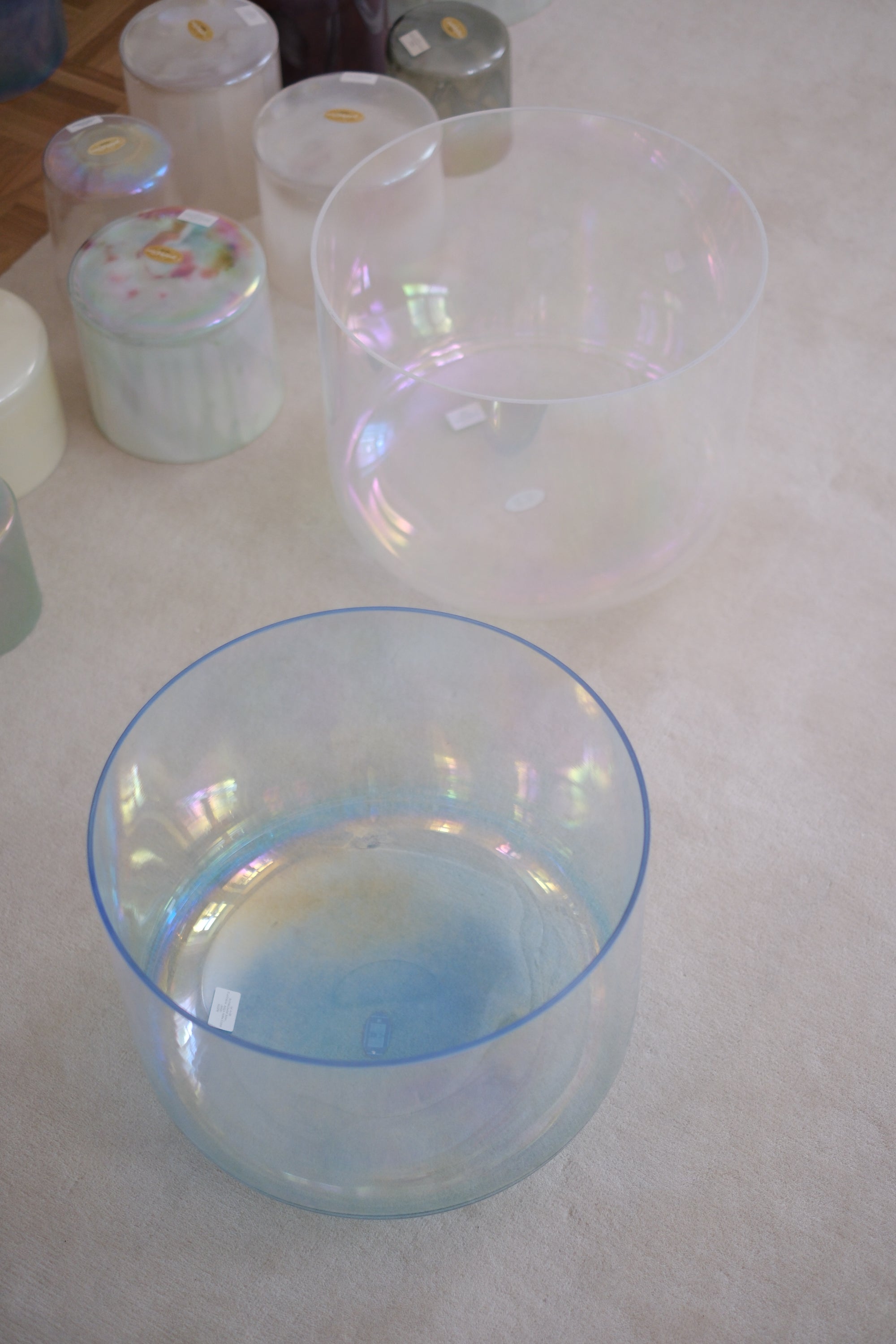 16" A+30 SuperGrade Platinum Aqua Aura Gold Base