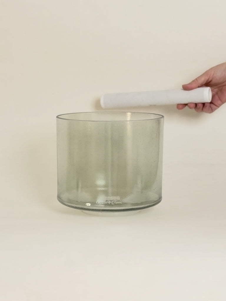 8'' D#+40 Sage Aura Gold, Alchemy Crystal Singing Bowl – Alchemy