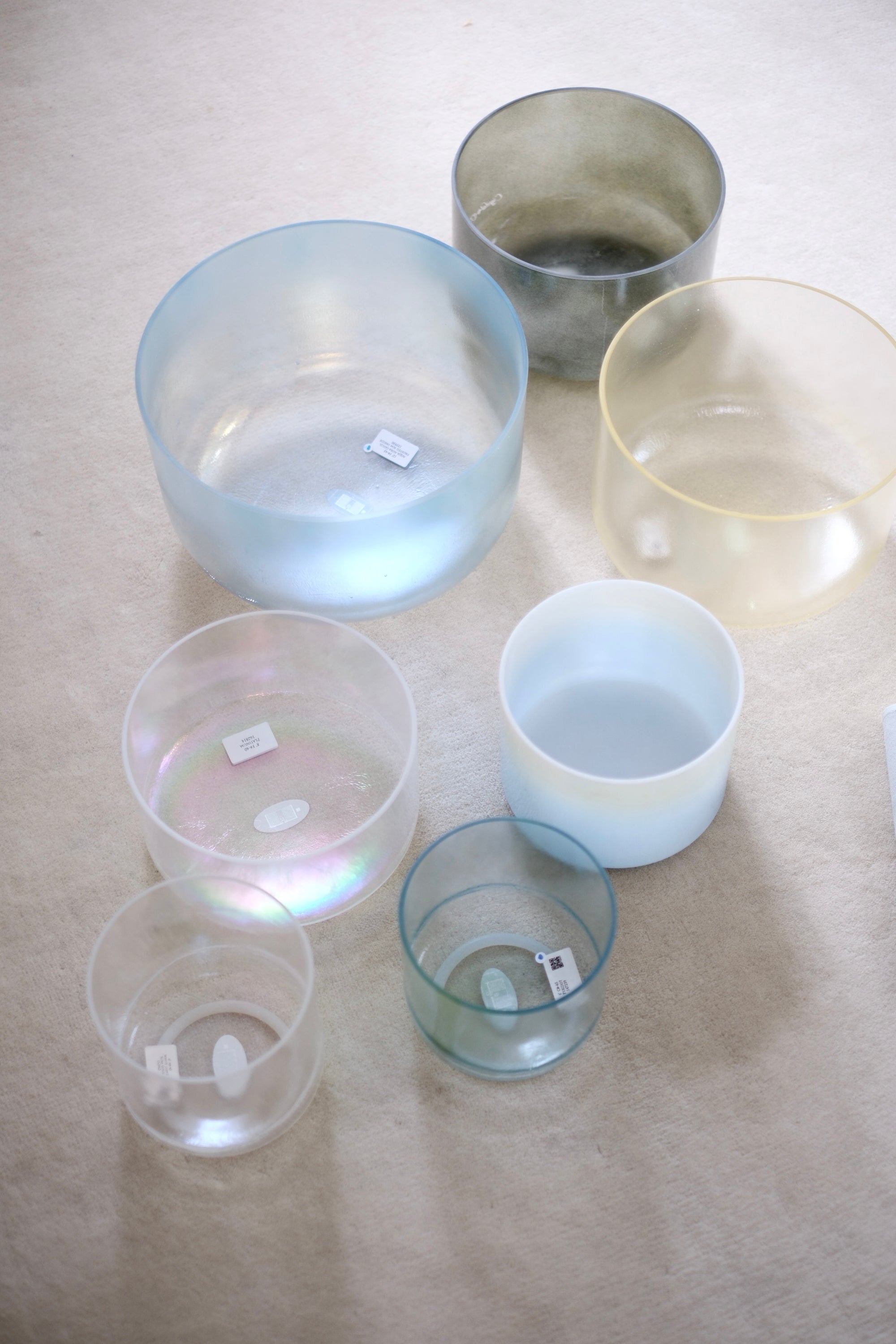 Sea Garden Crystal Tones Singing Bowl Set