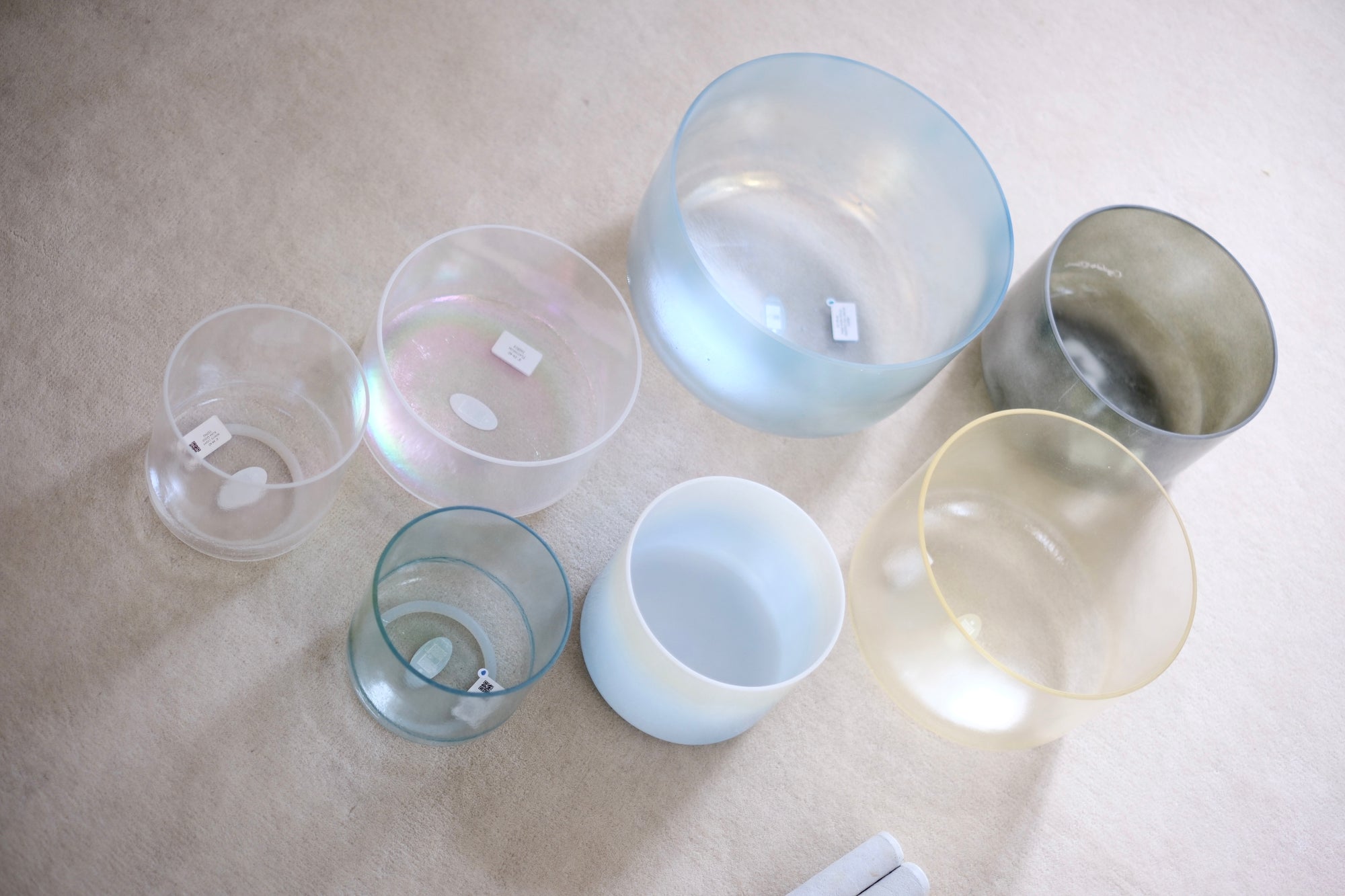 Sea Garden Crystal Tones Singing Bowl Set