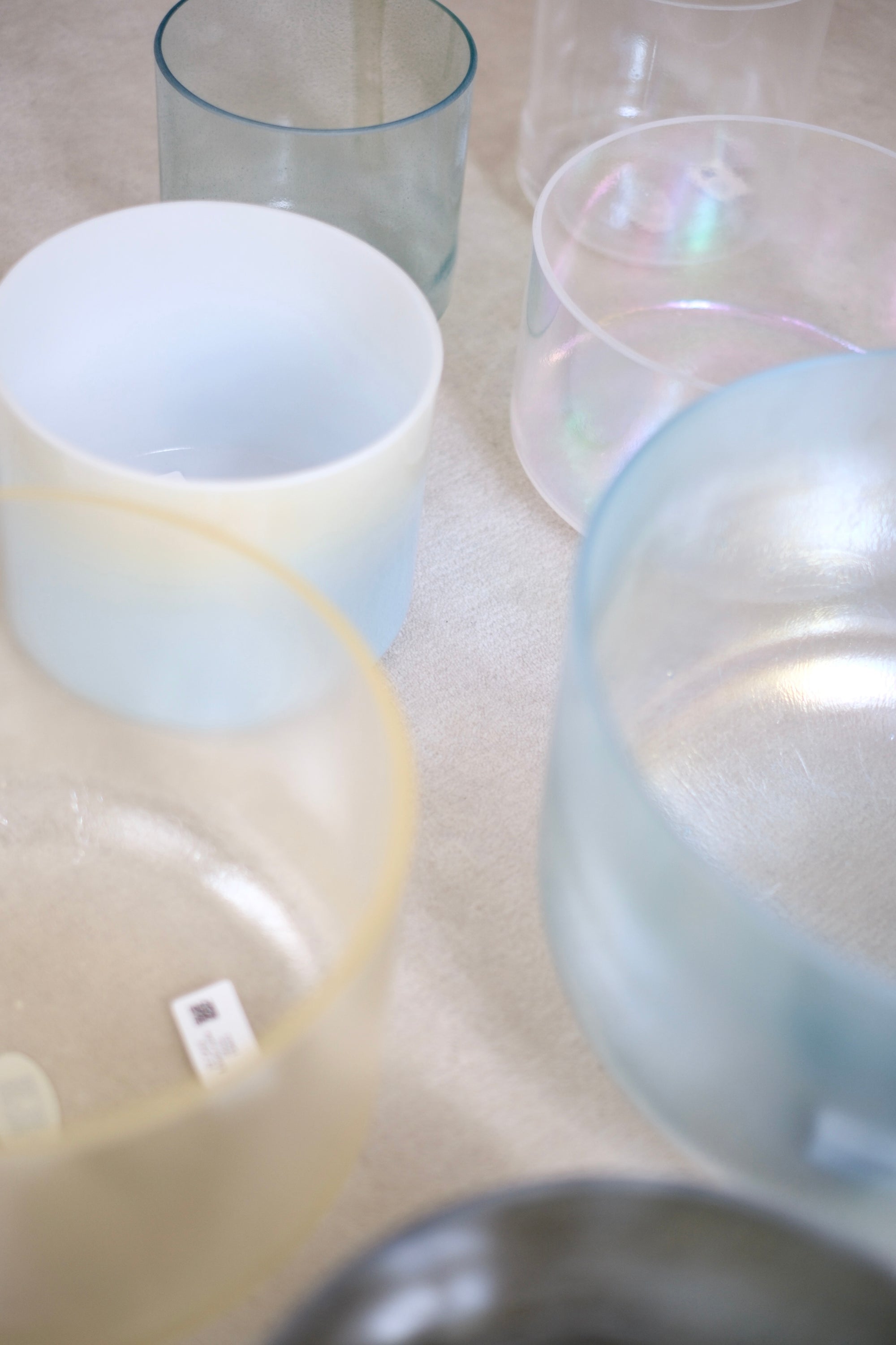 Sea Garden Crystal Tones Singing Bowl Set